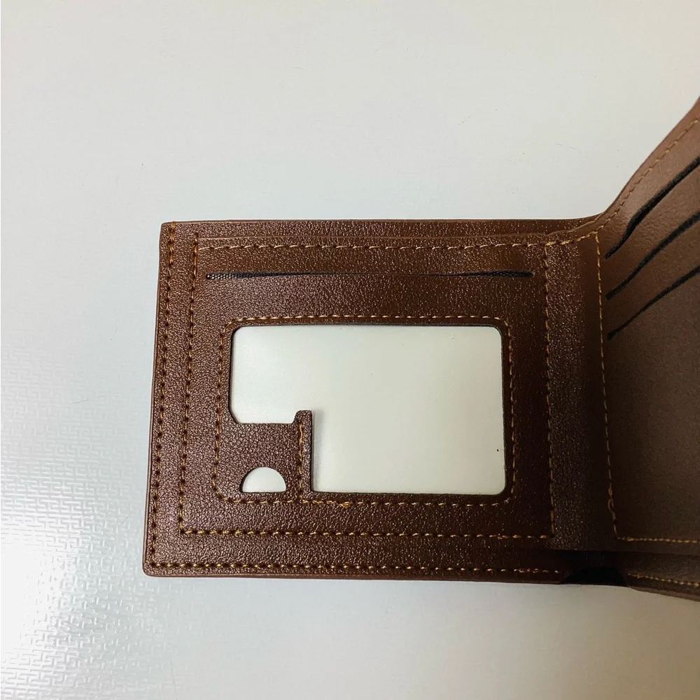 Fashion Leather Men Wallet - In the shade Brown - Pick Color ~ Black or Brown